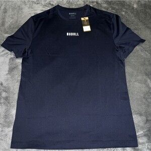 Medium NOBULL Men's Tech Tee in NAVY BLUE